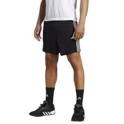 Adidas Train Essentials Piqué 3-Stripes short heren black white