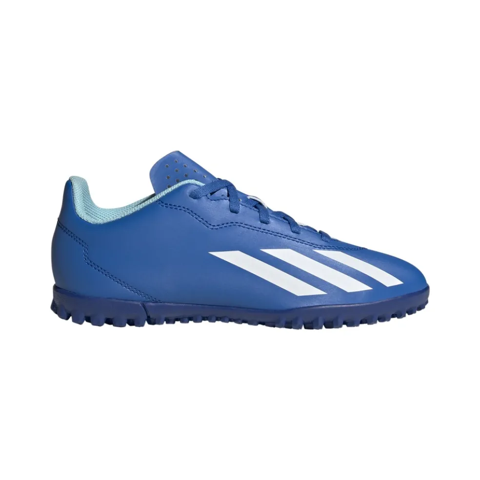 Adidas X Crazyfast.4 TF voetbalschoenen junior blue