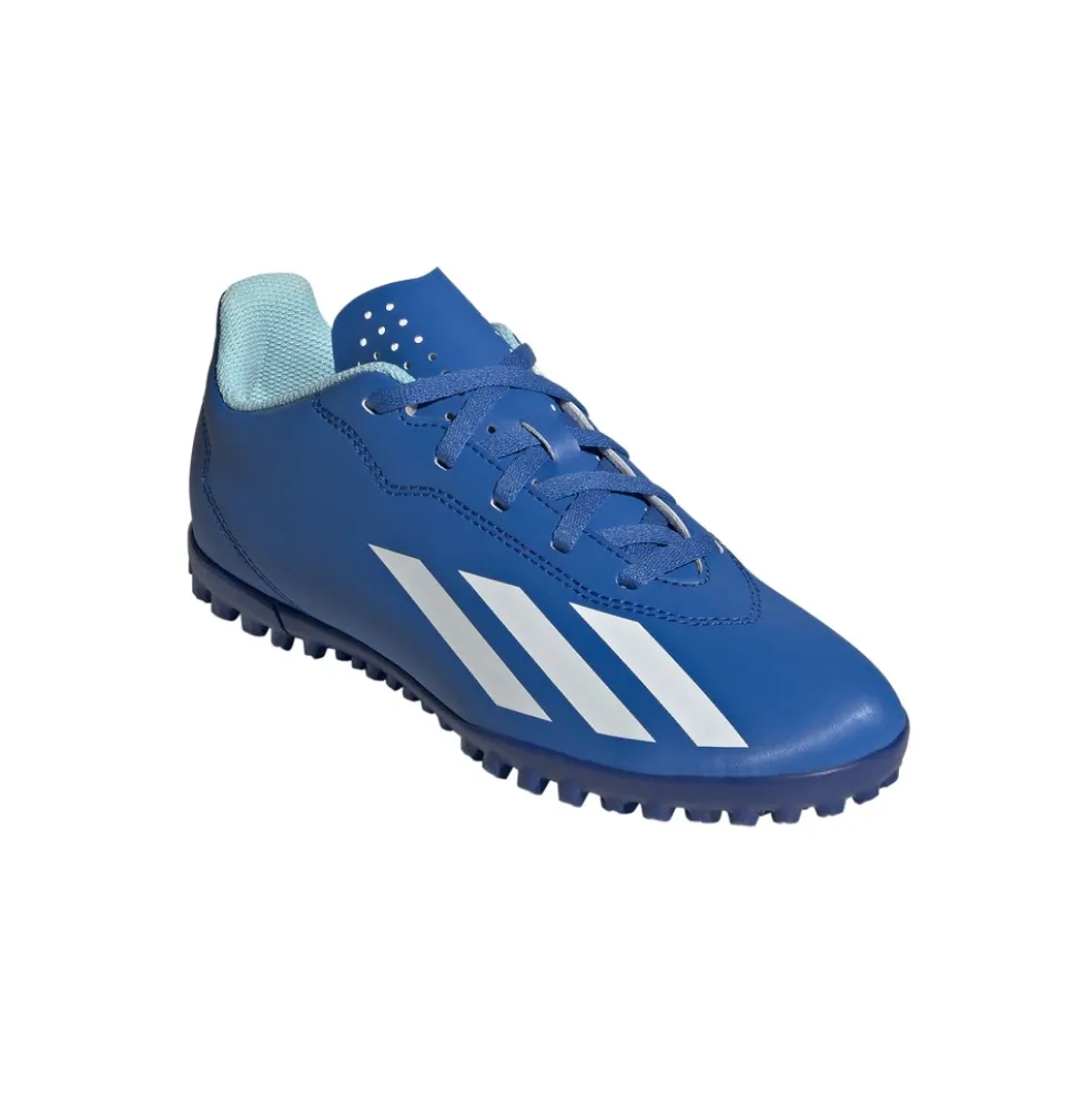 Adidas X Crazyfast.4 TF voetbalschoenen junior blue