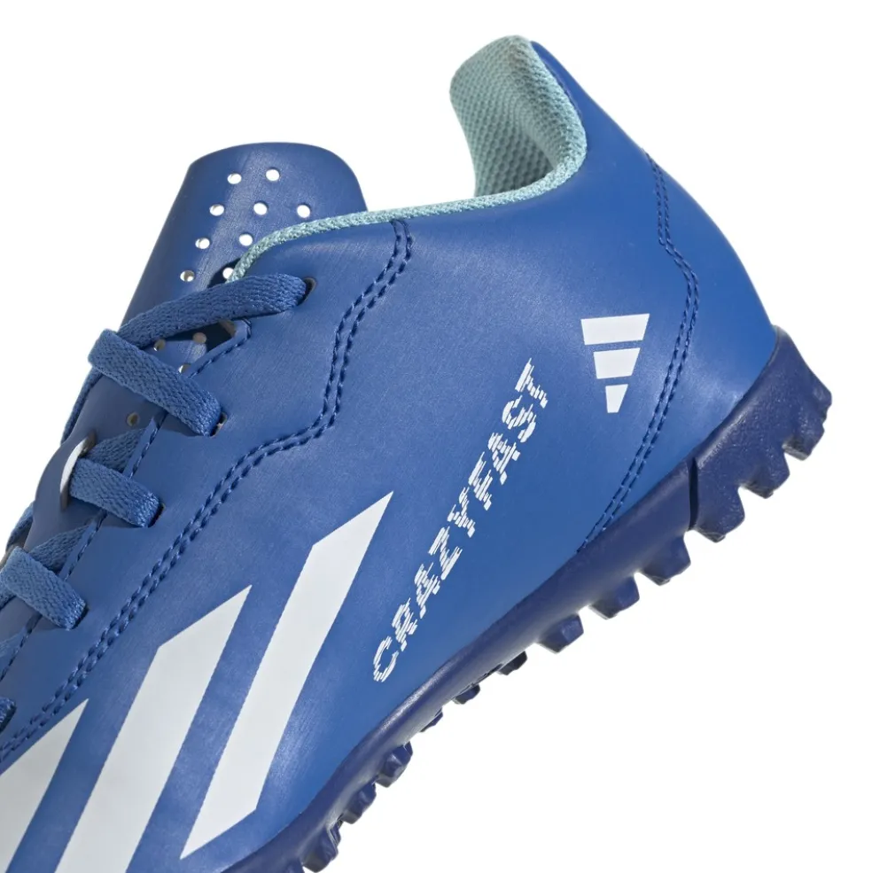 Adidas X Crazyfast.4 TF voetbalschoenen junior blue