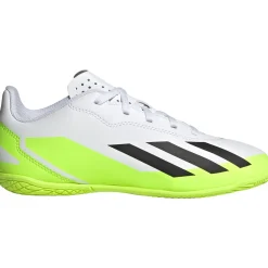 Adidas X Crazyfast.4 zaalvoetbalschoenen junior white core black
