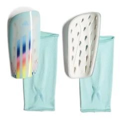 Adidas X Speedportal League scheenbeschermers clear aqua  solar red