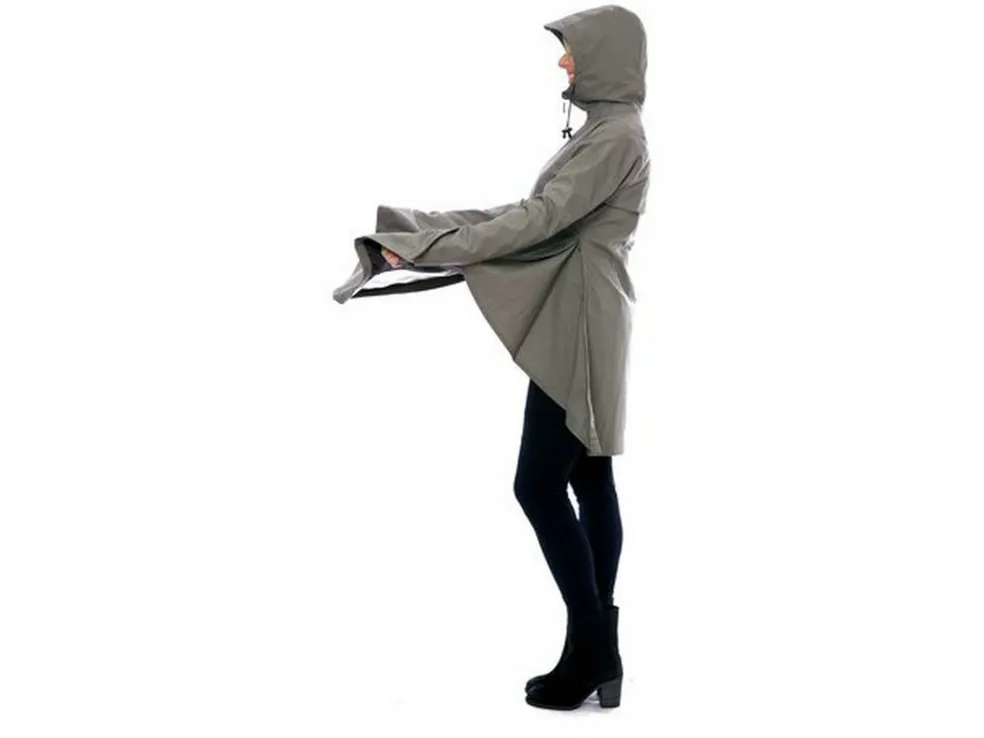 Agu Seq regenjas dames olive