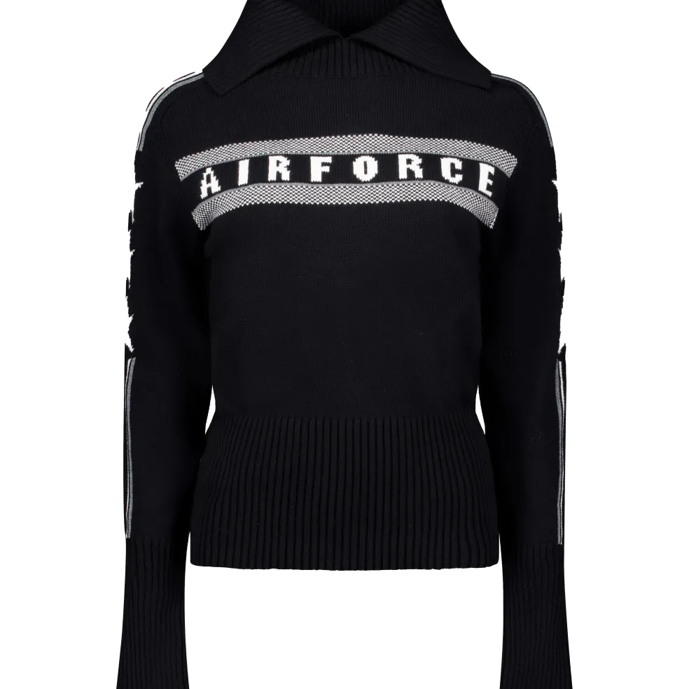 Airforce Eldora Mountain Knit sweater dames true black