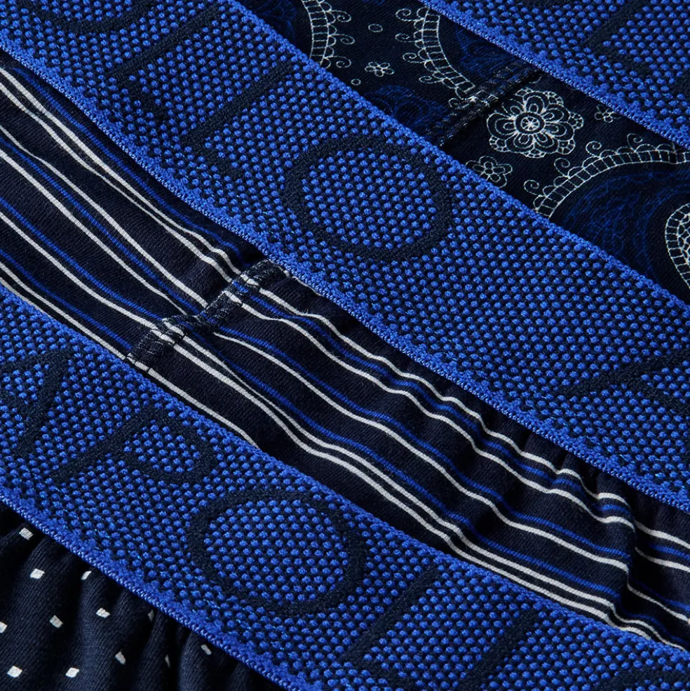 Apollo Onderbroek heren paisley blue 3-pack