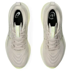 Asics Gel-Cumulus 27 hardloopschoenen dames mineral beige huddle yellow