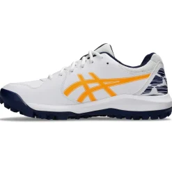 Asics GEL-LETHAL FIELD 2 hockeyschoenen dames white stadium orange