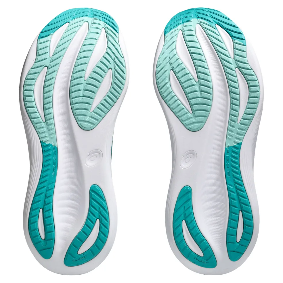 Asics Gel-Nimbus 27 hardloopschoenen heren wave teal saxon green