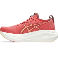 Asics GEL-NIMBUS 27 hardloopschoenen dames dark pink clay orange glow
