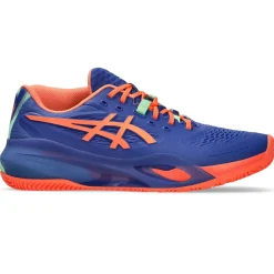 Asics GEL-RESOLUTION X padelschoenen heren dark cobalt vivid coral