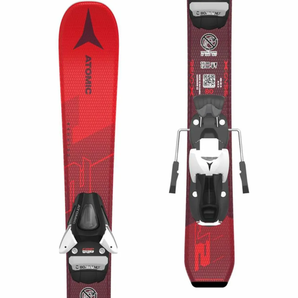 Atomic Redster J2 70-90 24 - 25 ski's junior met Colt 5 GW binding