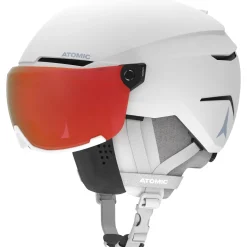 Atomic Savor Visor Photo skihelm white heather