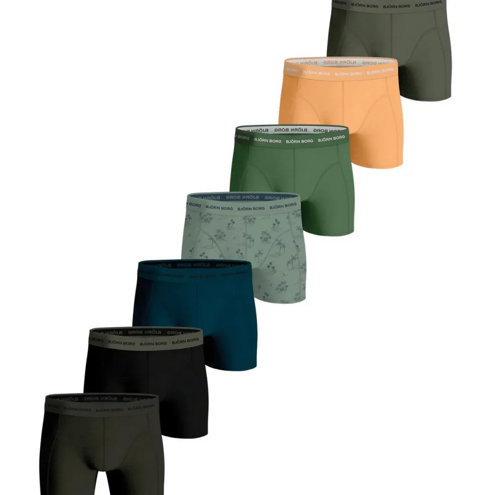 Björn Borg Cotton Stretch onderbroek heren multicolour 7-pack