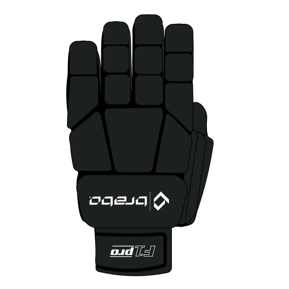 Brabo Indoor Player Glove F1.1 hockeyhandschoen black