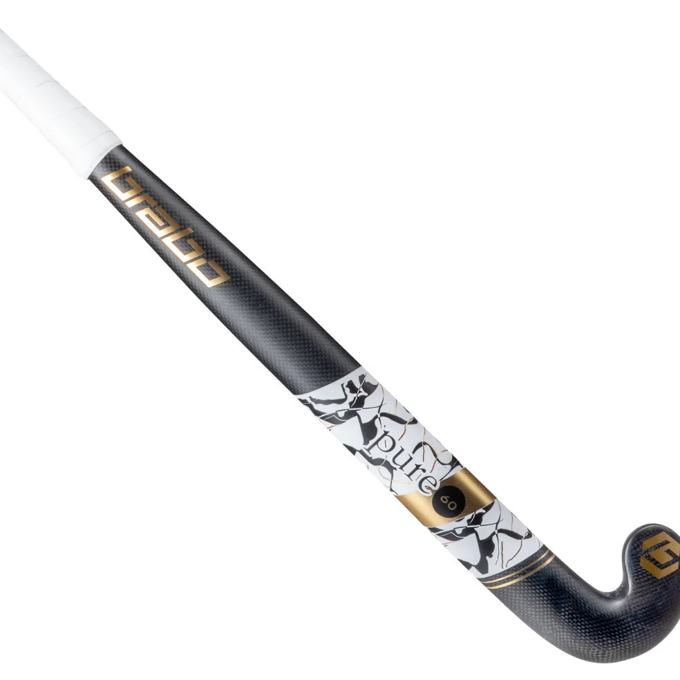 Brabo Pure 60 Low Bow hockeystick black gold