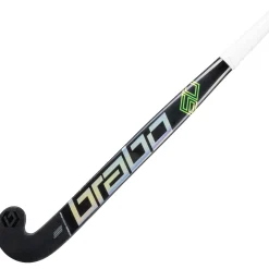 Brabo Traditional Carbon 60 Low Bow hockeystick black neongreen