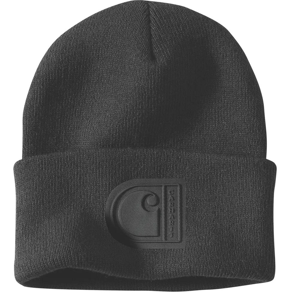 Carhartt Cuffed C Patch muts black
