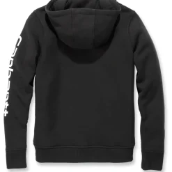 Carhartt Logo Sleeve Graphic hoodie dames black