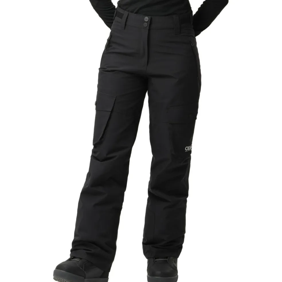 ColourWear Cargo skibroek dames black