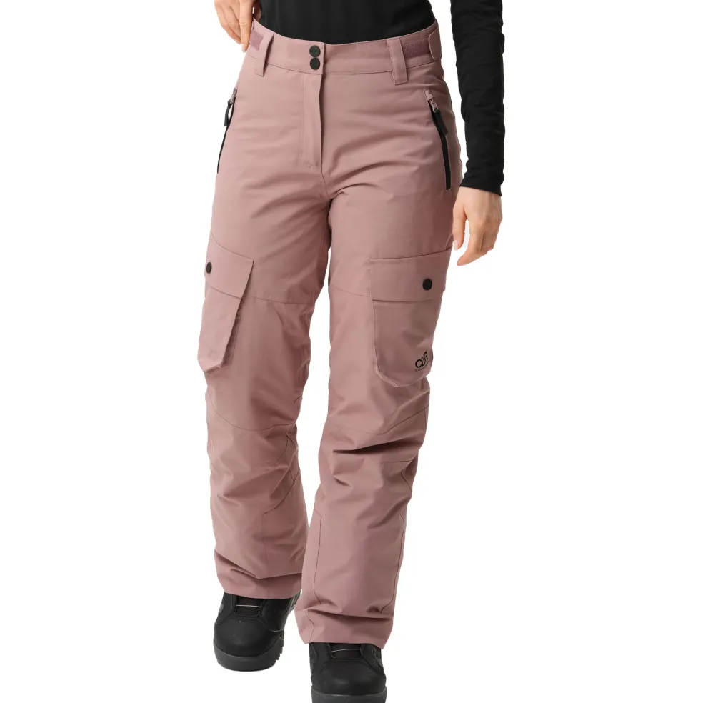ColourWear Cargo skibroek dames taupe