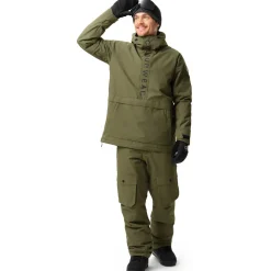 ColourWear Signature anorak winterjas heren dark olive