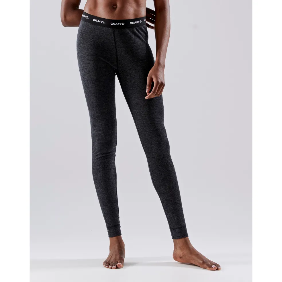 Craft Core Wool Merino thermobroek dames black