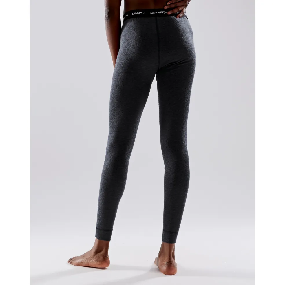 Craft Core Wool Merino thermobroek dames black