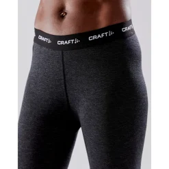 Craft Core Wool Merino thermobroek dames black