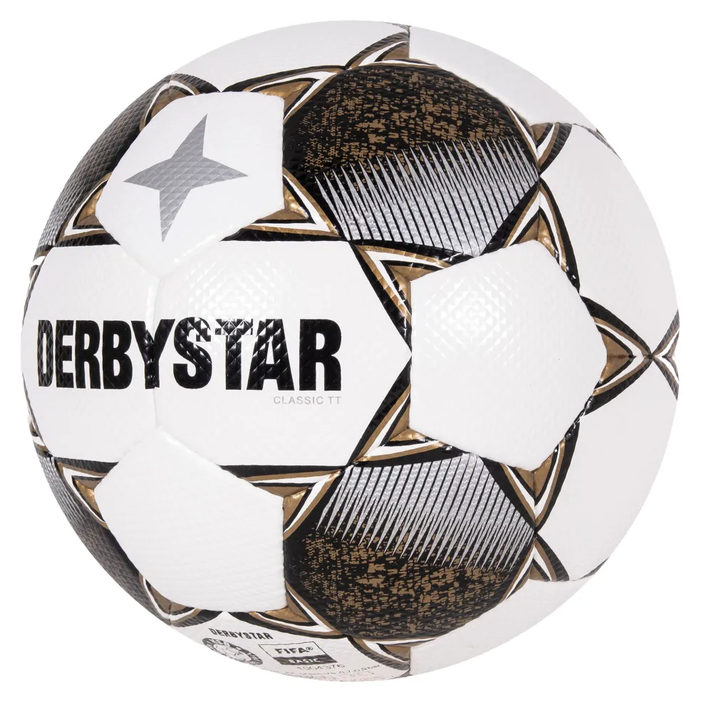 Derbystar Classic TT II voetbal white gold