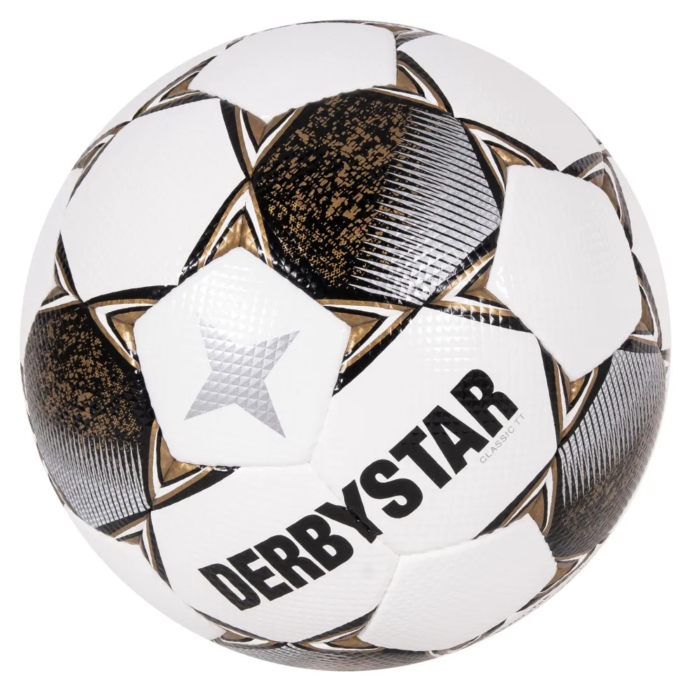 Derbystar Classic TT II voetbal white gold