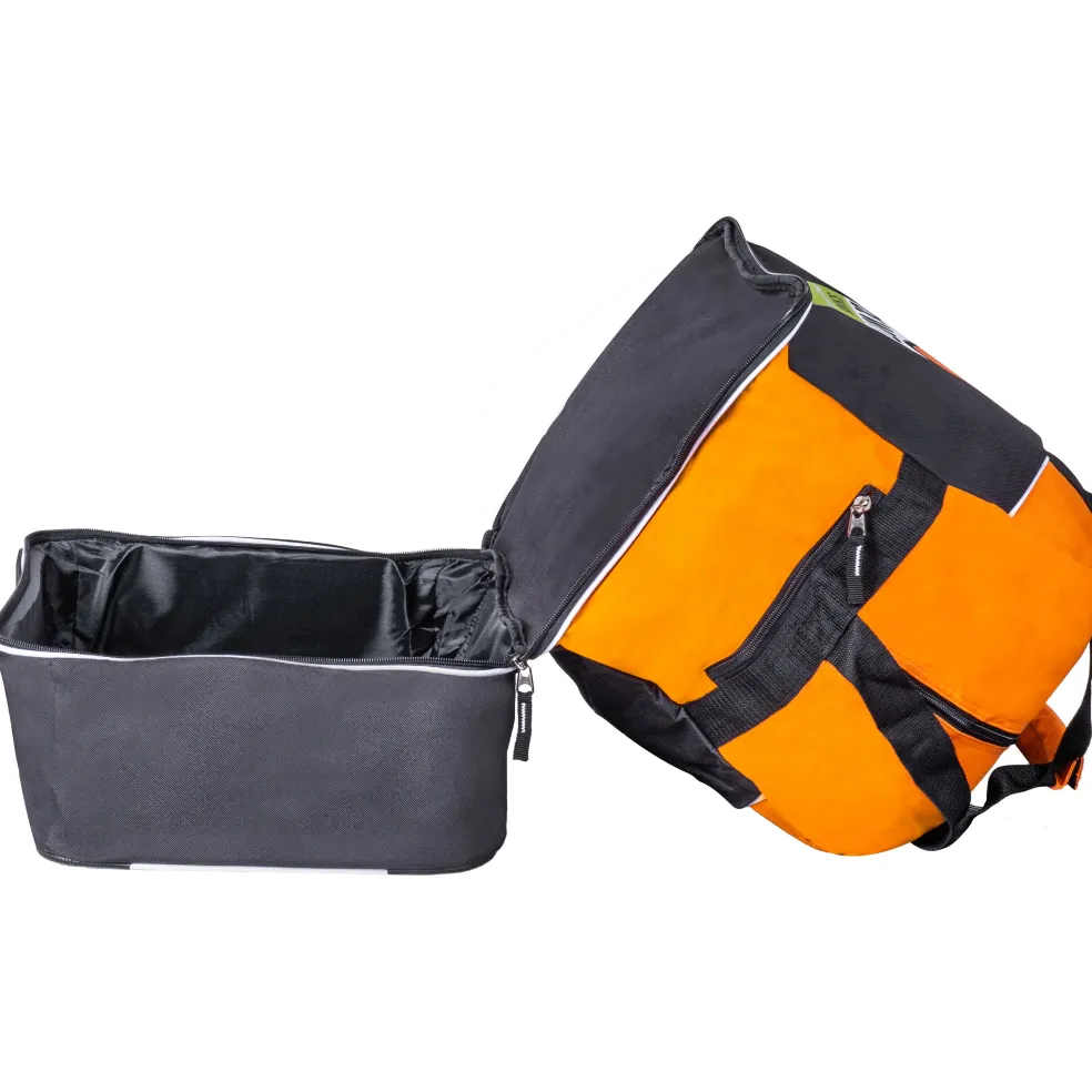 DWS sporttas black orange