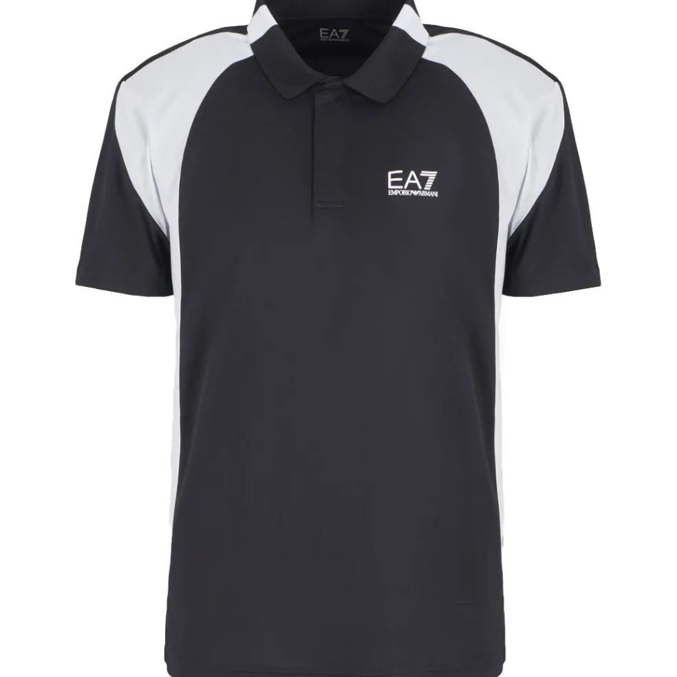 EA7 6DPF06-PJPCZ tennispolo heren black