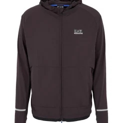 EA7 Dynamic Athlete Hooded trainingsjack heren brown