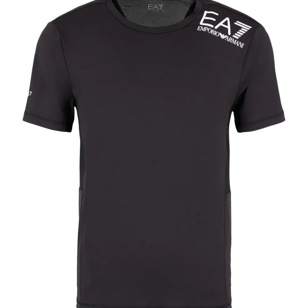 EA7 8NPT12-PJ3UZ-1200 Dynamic Athlete shirt heren black