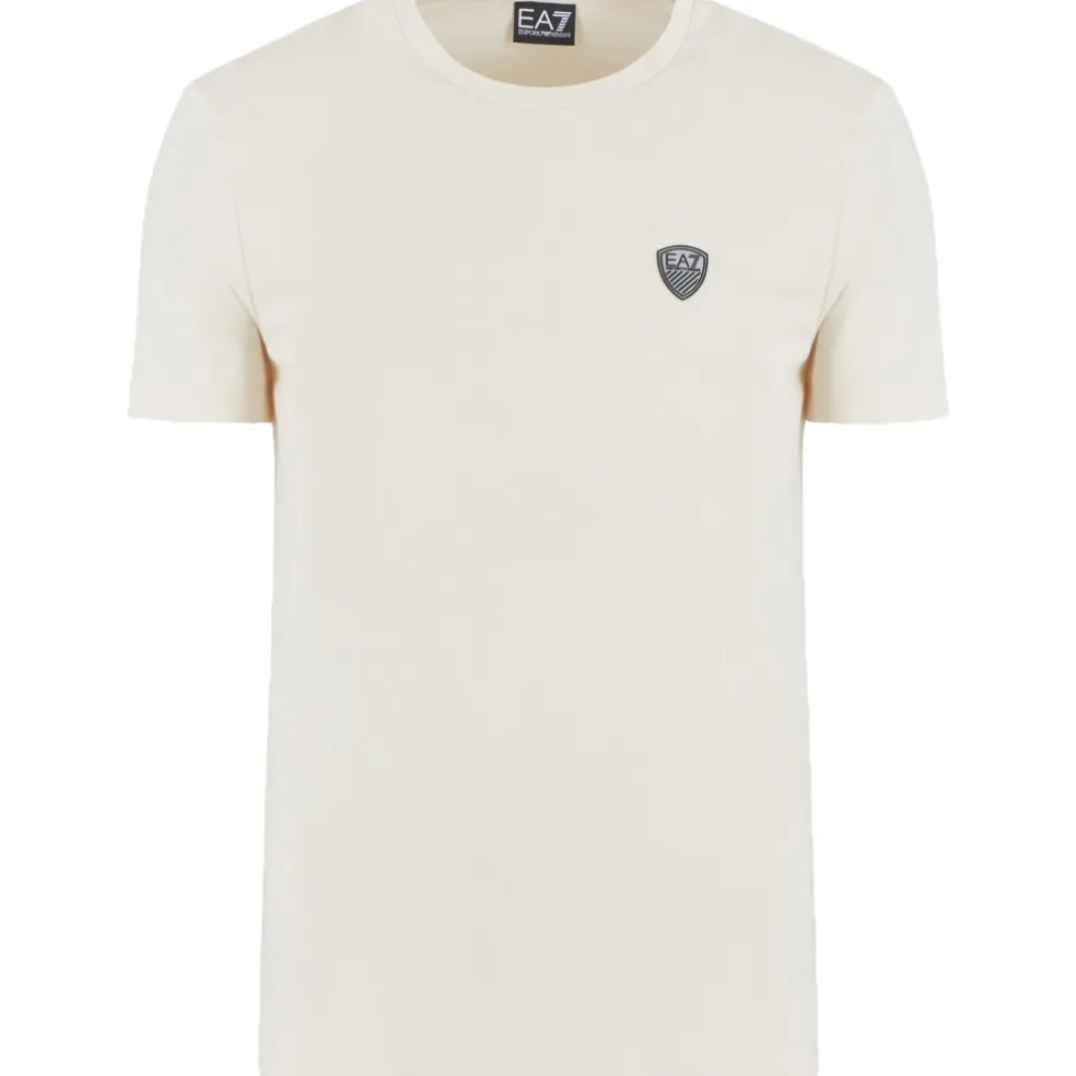 EA7 Train Premium Shield shirt heren beige