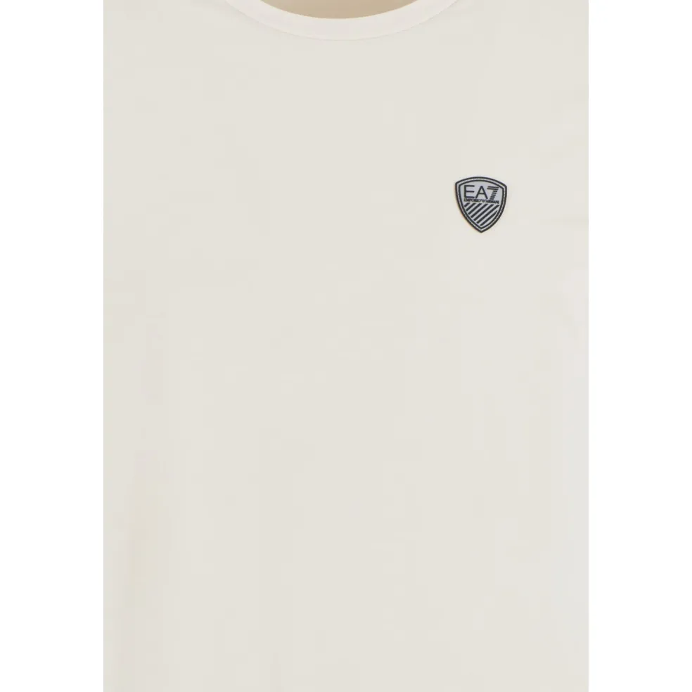 EA7 Train Premium Shield shirt heren beige