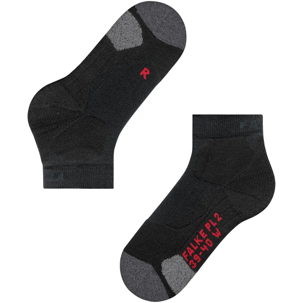 Falke PL2 Short tennissokken dames black