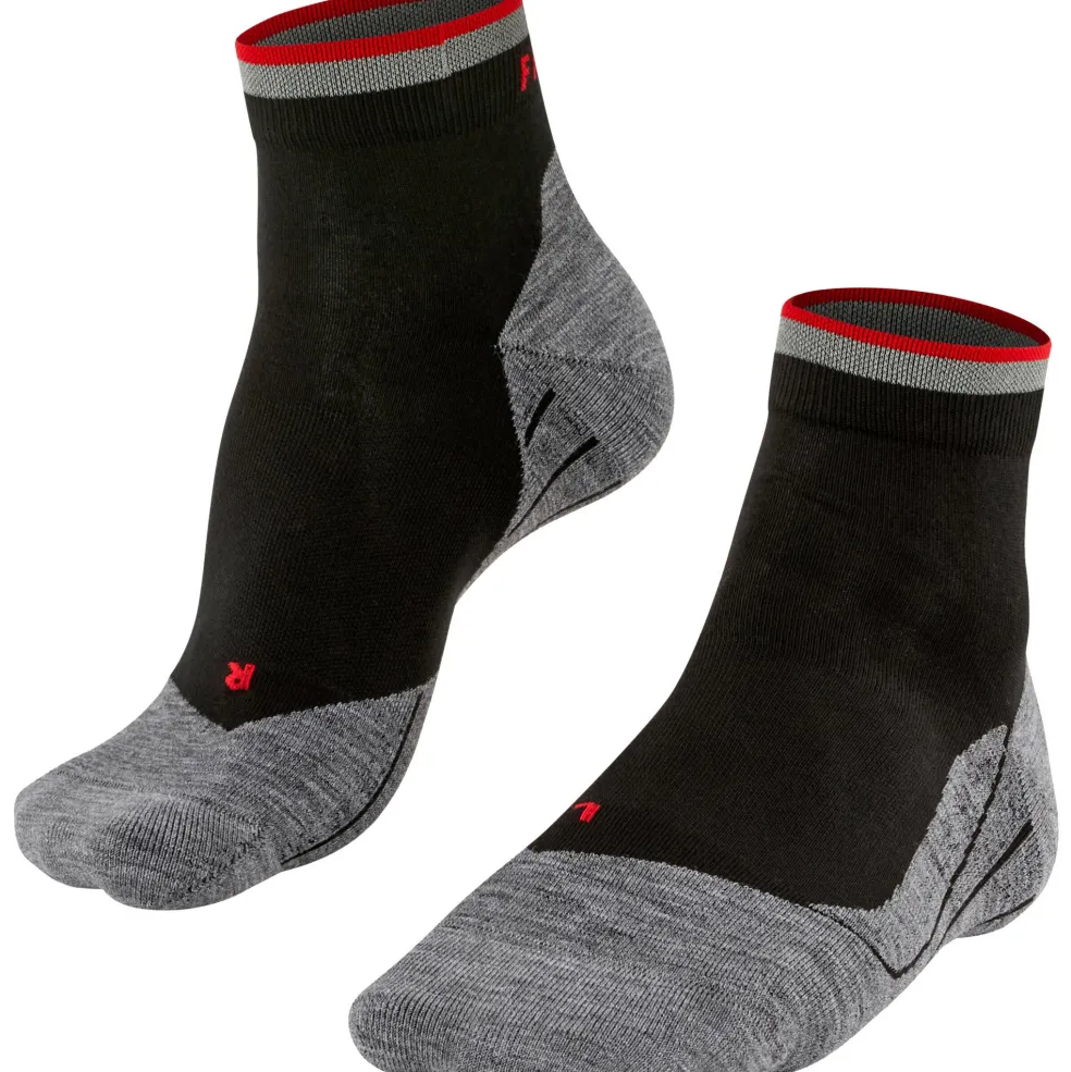 Falke RU4 Endurance Short Reflect hardloopsokken heren black