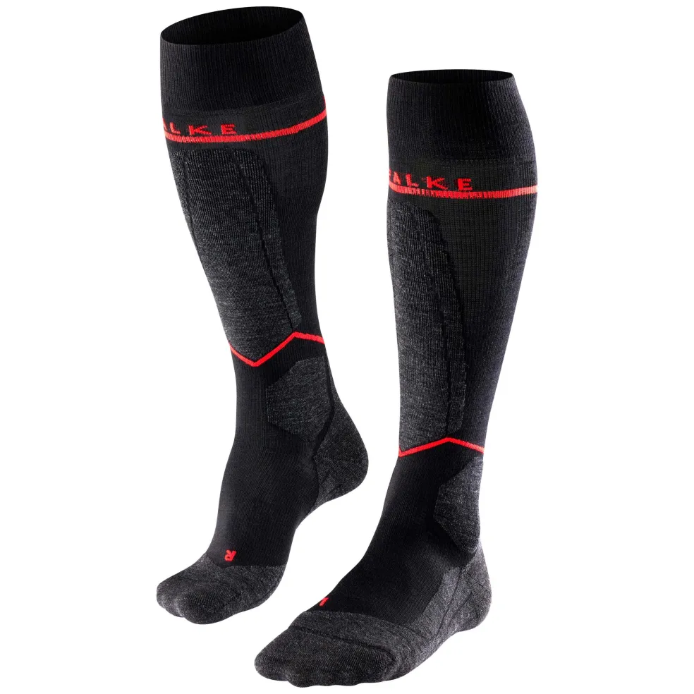 Falke SK4 Advanced Compression Light skisokken dames black mix