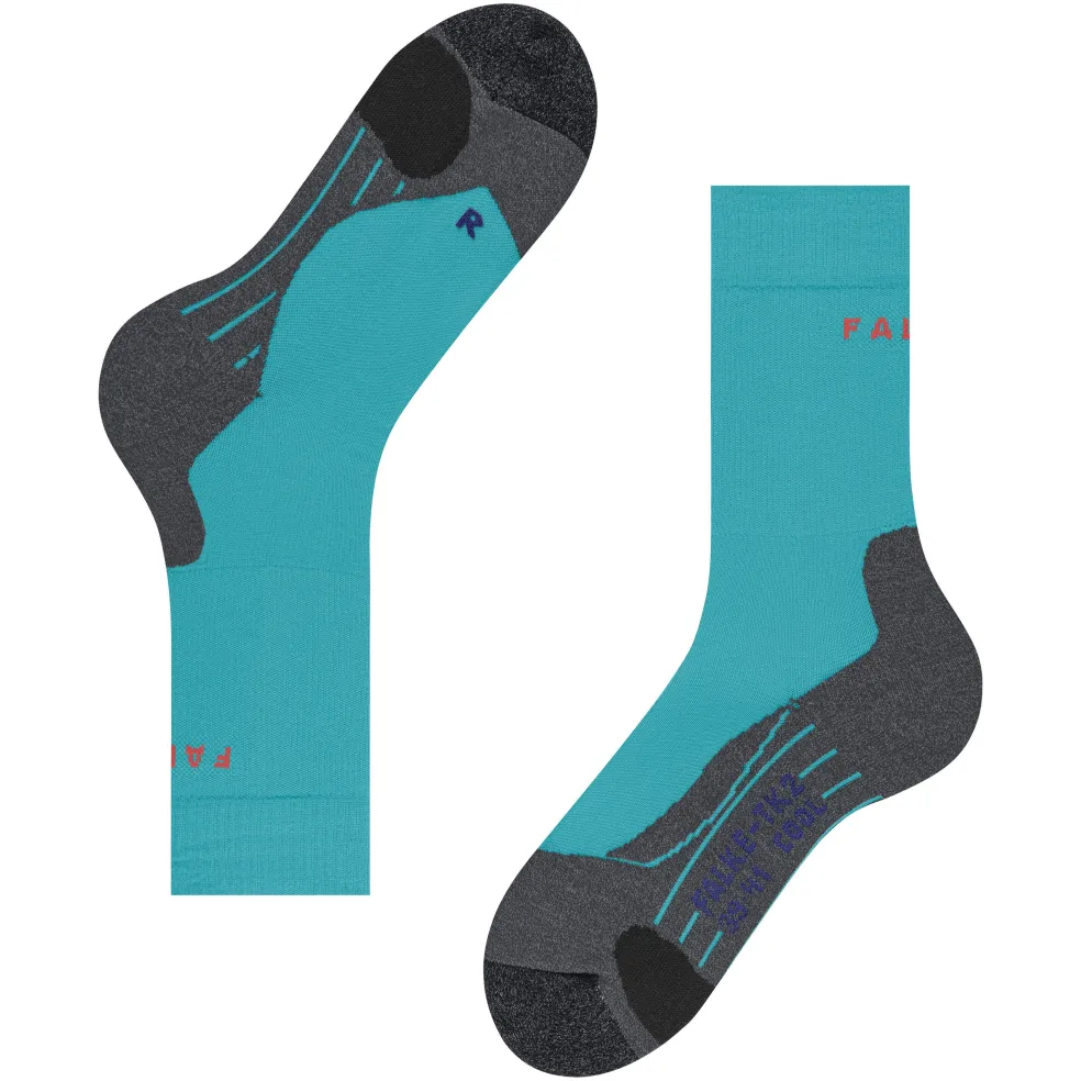 Falke TK2 Explore Cool wandelsokken dames turquoise