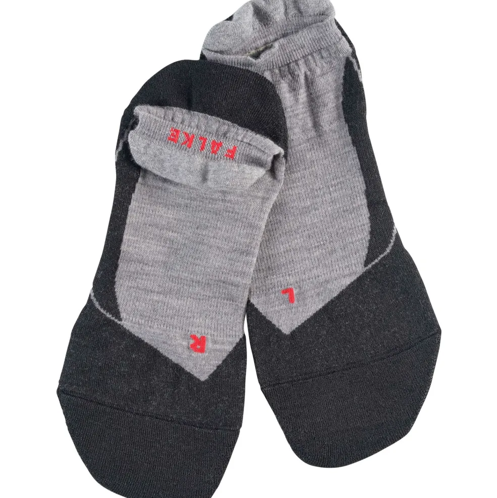 Falke TK5 Invisible wandelsokken heren light grey