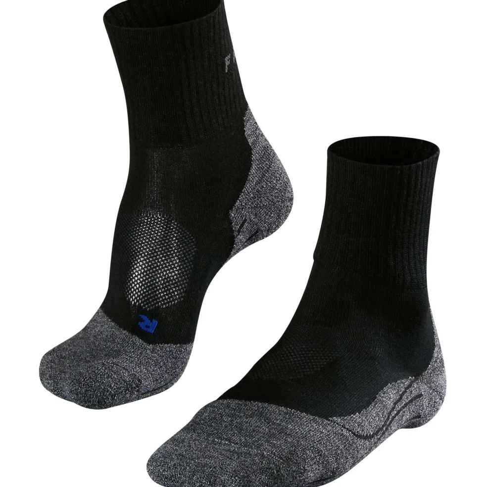 Falke TK2 Short Cool wandelsokken heren black mix