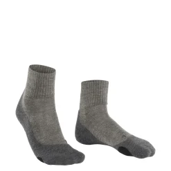 Falke TK2 Short Wool wandelsokken heren kitt mouline