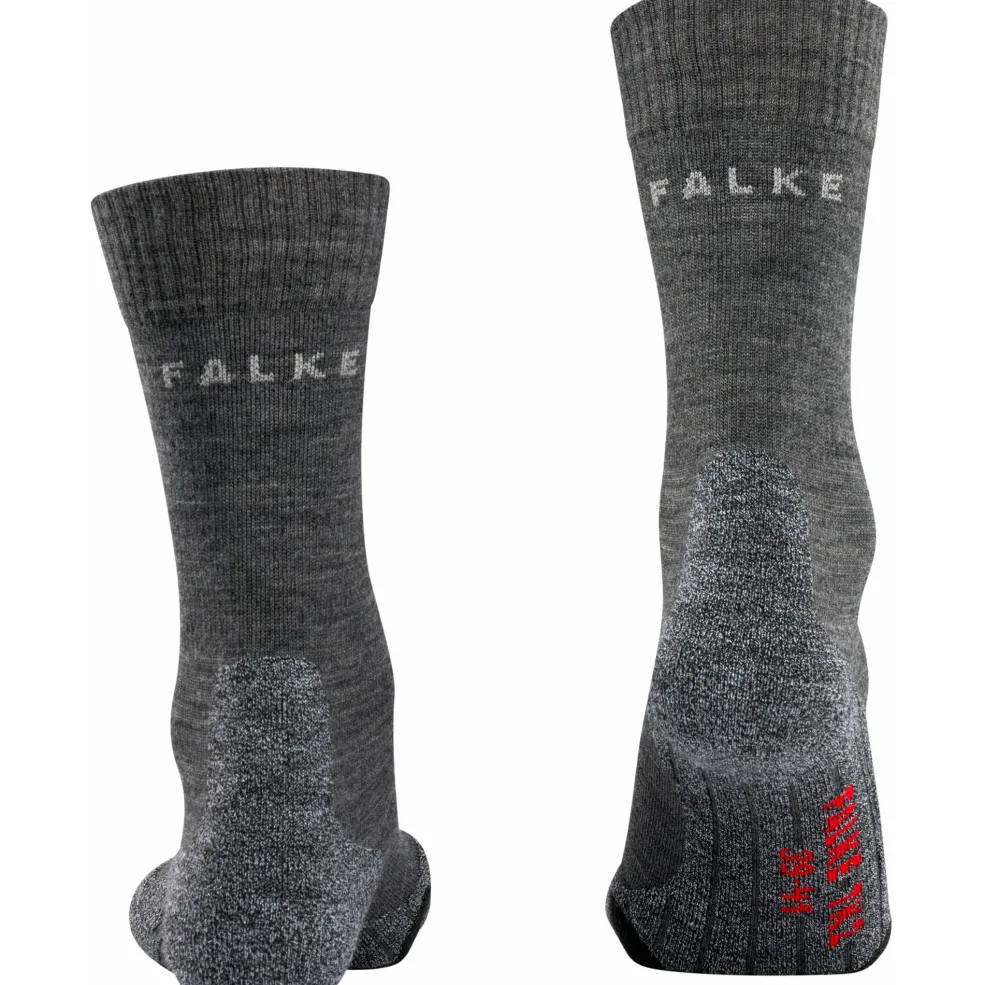 Falke TK2 wandelsokken dames asphalt melange