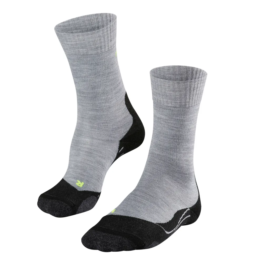 Falke TK2 wandelsokken heren light grey