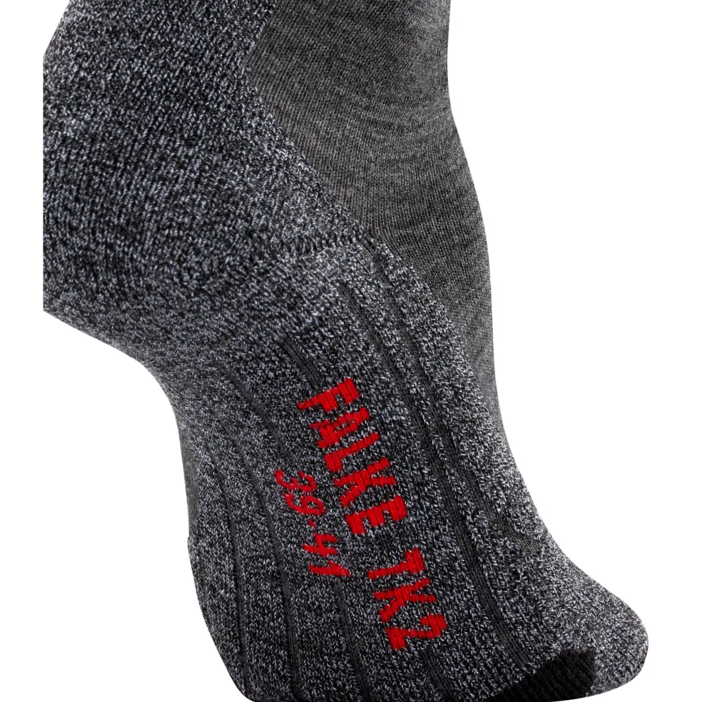 Falke TK2 wandelsokken heren asphalt melange