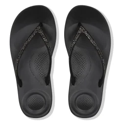 Fitflop iQushion Sparkle slippers dames black
