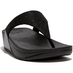 Fitflop LuLu Shimmerlux slippers dames black