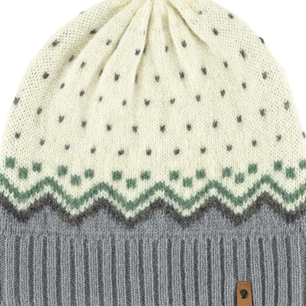 Fjällräven Ovik Knit muts chalk white