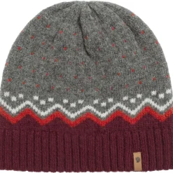 Fjällräven Ovik Knit muts dark garmet